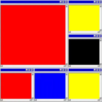 Mondrian's Desktop II #24