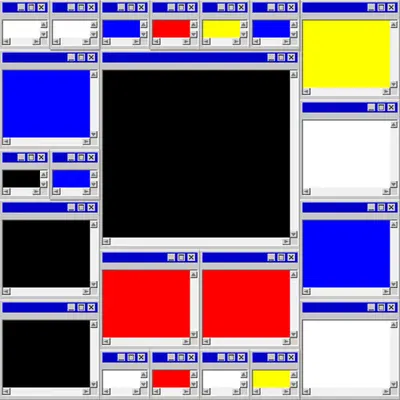 Mondrian's Desktop II #3