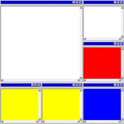 Mondrian's Desktop II #4