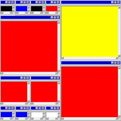 Mondrian's Desktop II #5