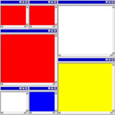 Mondrian's Desktop II #6