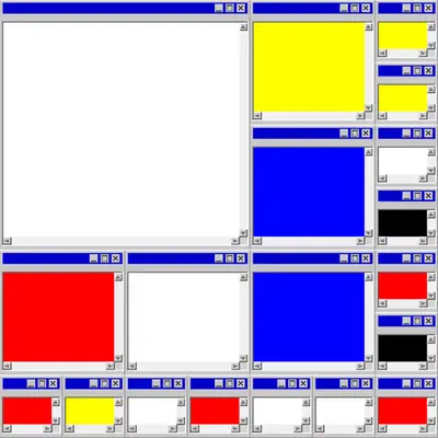Mondrian's Desktop II #7