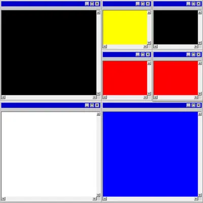 Mondrian's Desktop II #9