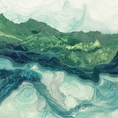 Paisaje Topográfico Generativo