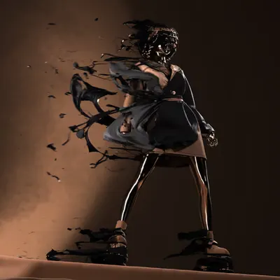 Ripped by the wind