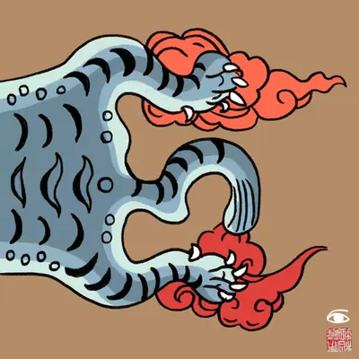 FlyingTibetanTigerCarpetBack
