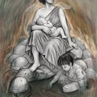 Where Children Draw During War