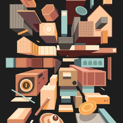 Colliding Cubes in Chaos