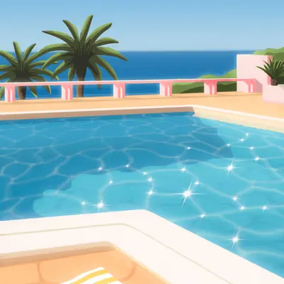 Rooftop pool