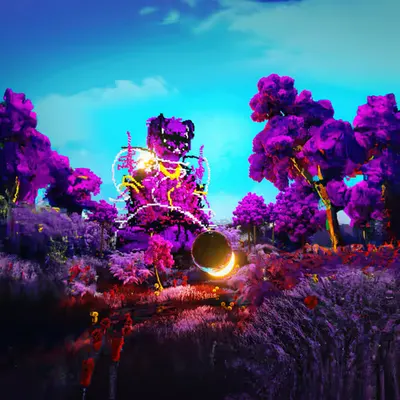 God of Art at Purple Valley