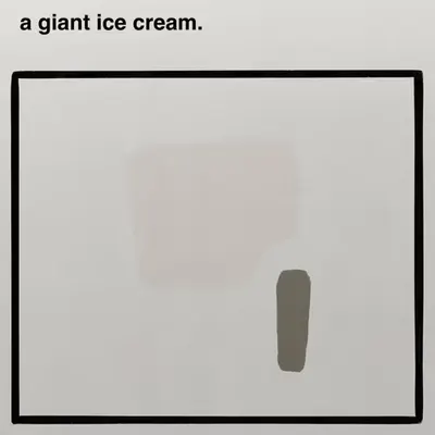 a giant ice cream.