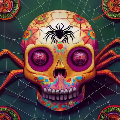 sugar skull #129