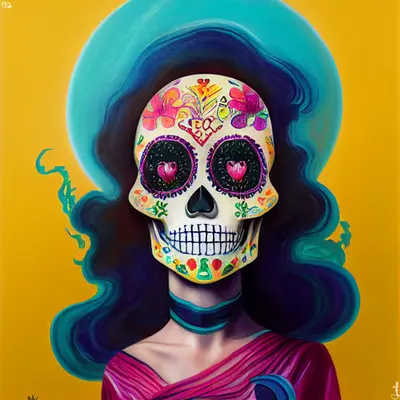 sugar skull #132