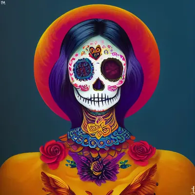 sugar skull #139