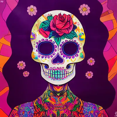 sugar skull #140