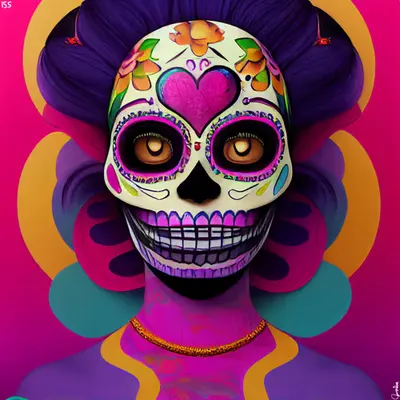 sugar skull #155