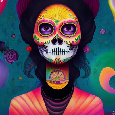 sugar skull #159