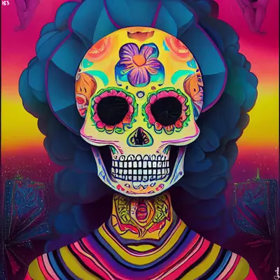sugar skull #183