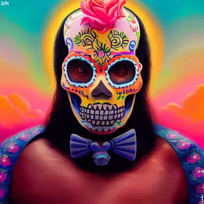 sugar skull #204