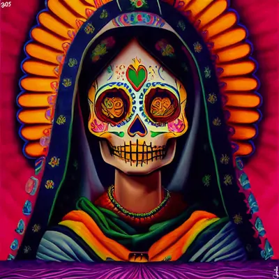 sugar skull #205