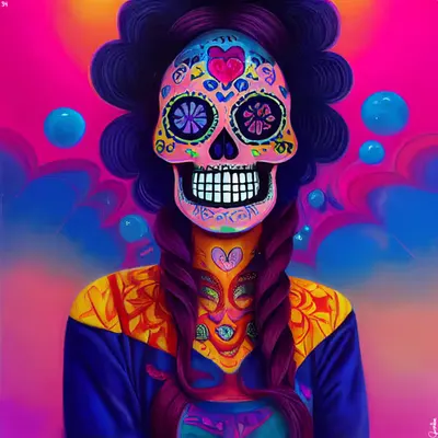 sugar skull #34