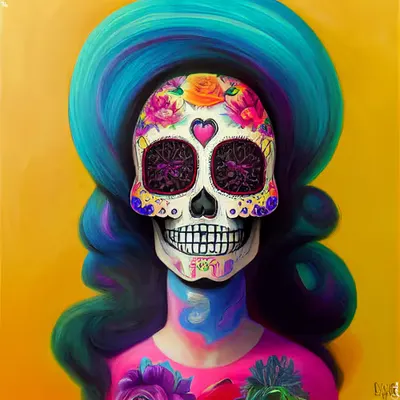 sugar skull #36