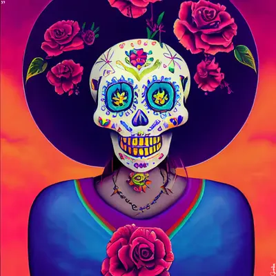 sugar skull #37