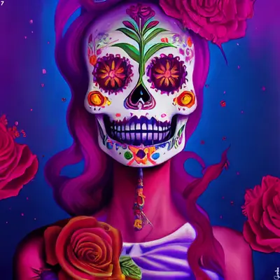 sugar skull #07