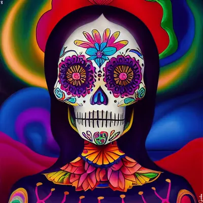 sugar skull #08