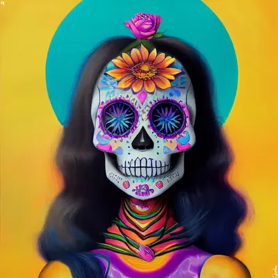 sugar skull #09