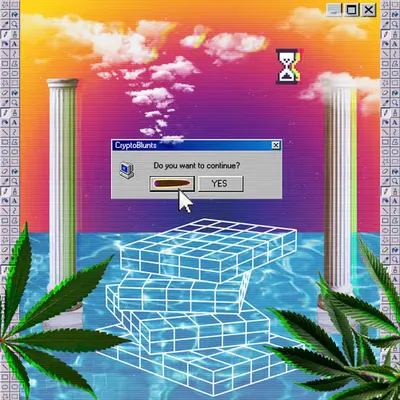 V A P O R W A V E DREAMS X CRYPTOBLUNTS #5/5