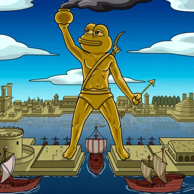 The PepeColossus of Rhodes