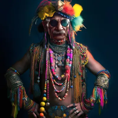 Gandhi Goes Hippie!