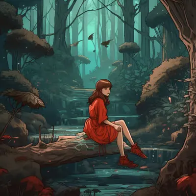 Little Red in the Woods