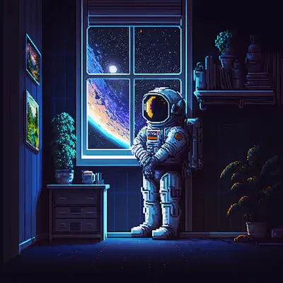 Away from earth