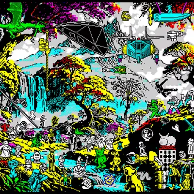 The Spectrumised forest