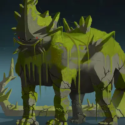Rocky The Dragon - Rock Type Dragon