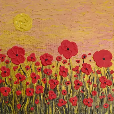 Red poppies