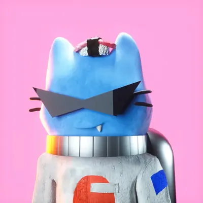 Cool Cat 3D #1072