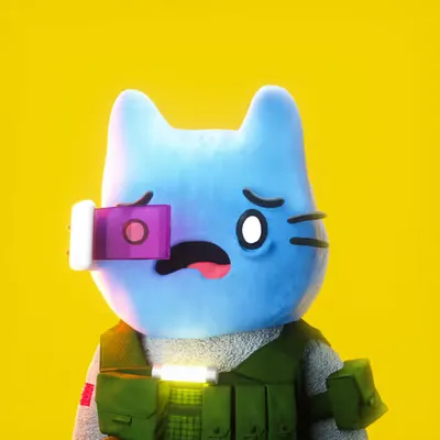 Cool Cat 3D #8362