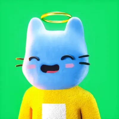 Cool Cat 3D #7691