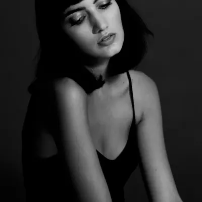 Film Noir Portrait of a Girl