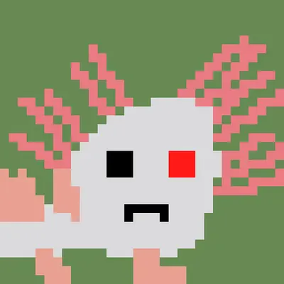 Zombie Zoo #0122 Zombie Axolotl