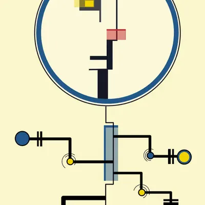 Bauhaus Faces: #042 - Limb Extension 