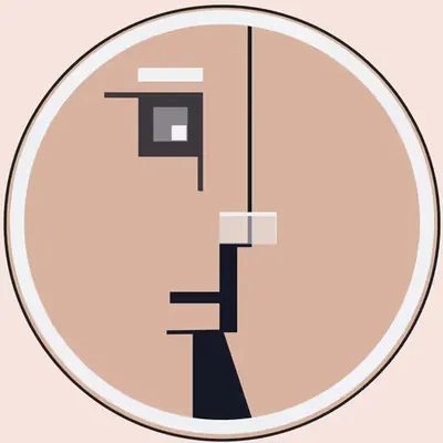 Bauhaus Faces: #029 - Colorful
