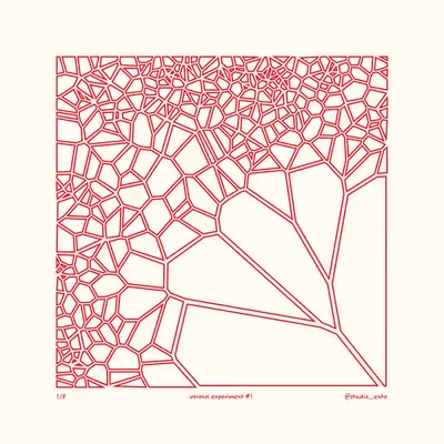 Voronoi Experiment #1 - Edition 1 of 8