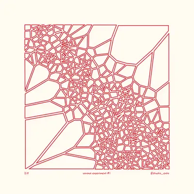 Voronoi Experiment #1 - Edition 2 of 8