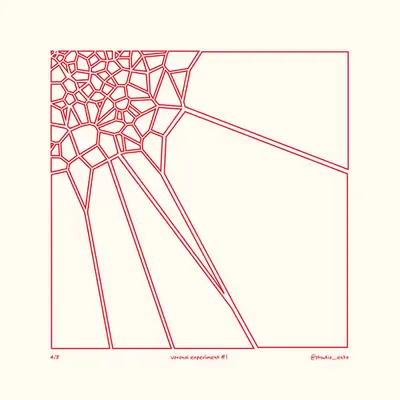 Voronoi Experiment #1 - Edition 4 of 8