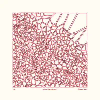 Voronoi Experiment #1 - Edition 5 of 8