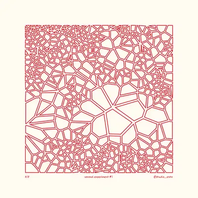 Voronoi Experiment #1 - Edition 8 of 8